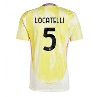 Camiseta Juventus Manuel Locatelli #5 Segunda Equipación Replica 2024-25 mangas cortas